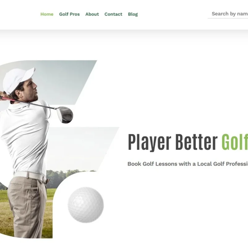 GolfSwing.ie new website.